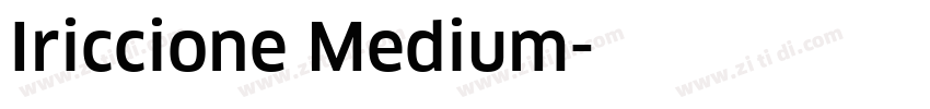Iriccione Medium字体转换